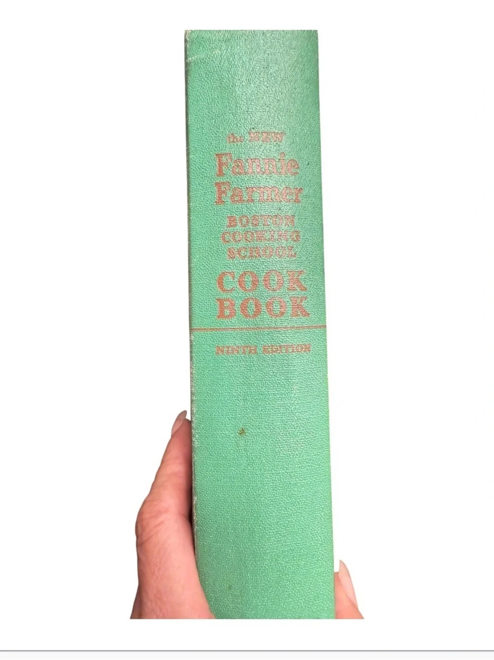 Vintage The new Fannie Farmer Cook Book - Mint Green Hardcover